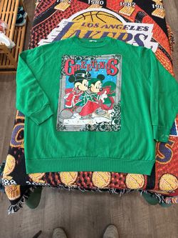 Vintage  Walt Disney Mickey Mouse Christmas sweater