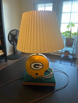 Vintage Original Riddell 1973 Green Bay Packers Kra-Lite Football Helmet Lamp