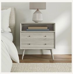 West Elm Mid-Century (28") Grand Nightstand,Pebble