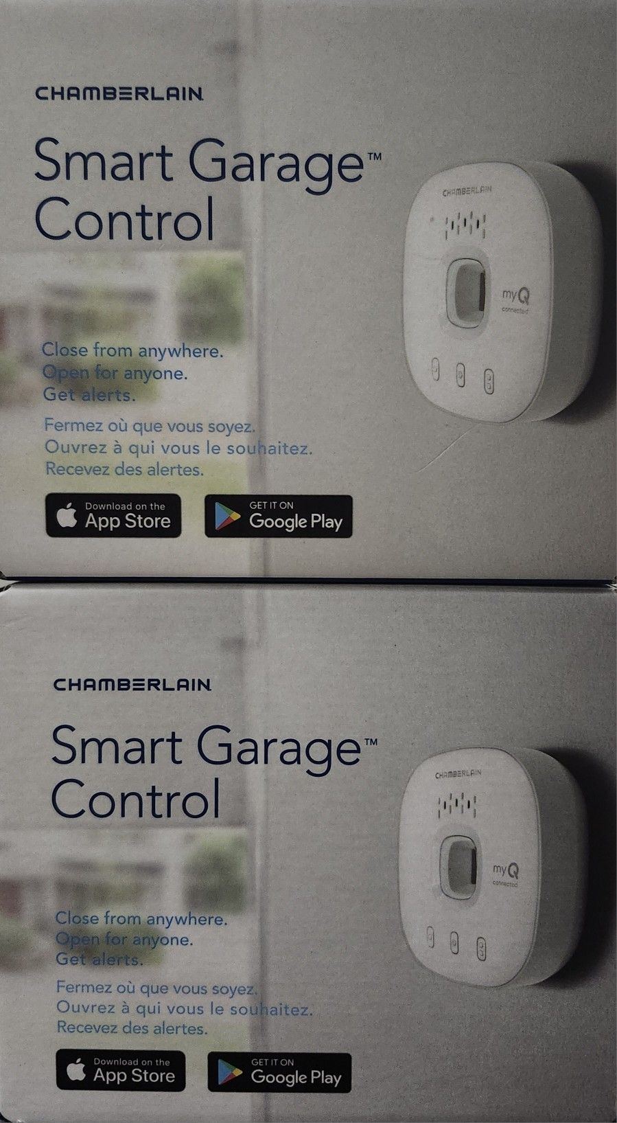 Chamberlain myQ-G0401 Wi-Fi Smartphone Garage Door Opener Control - Wireless Garage Hub and Sensor with Wi-Fi & Bluetooth - Smartphone Controlled