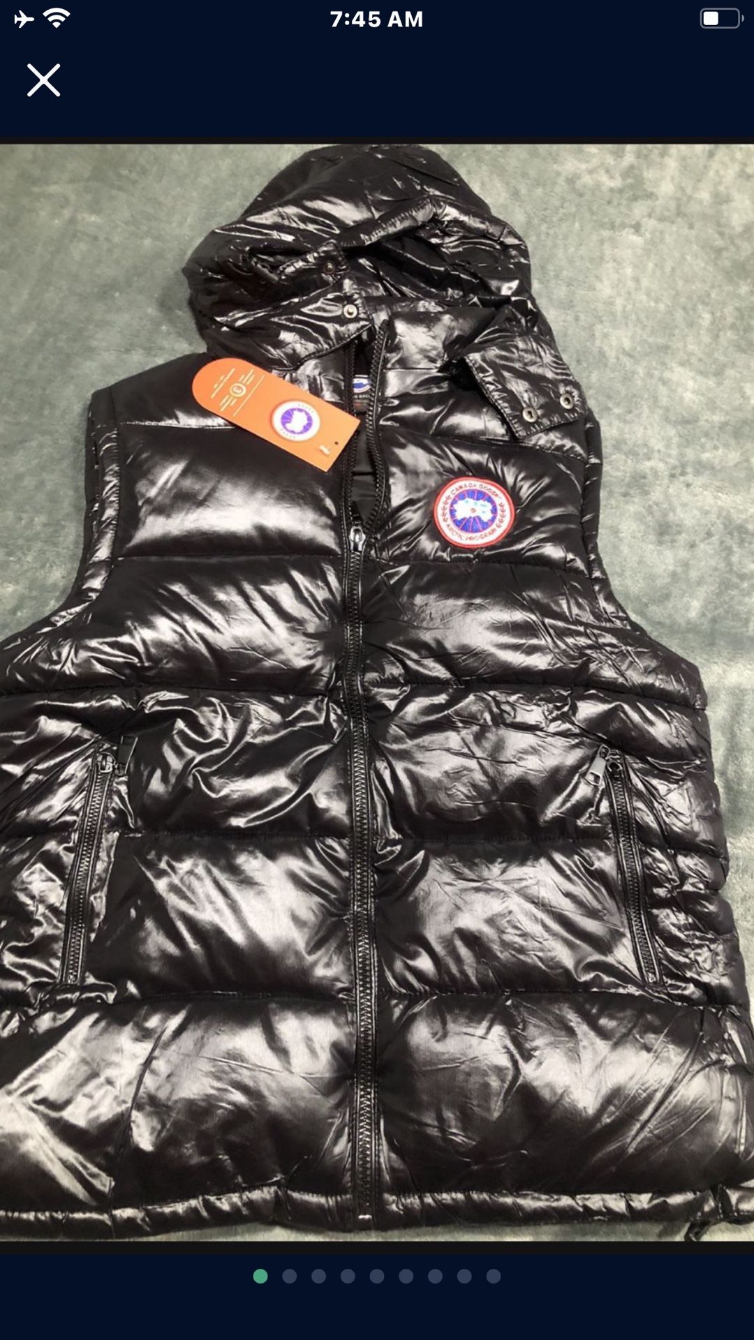 Black goose vest S,m,l,