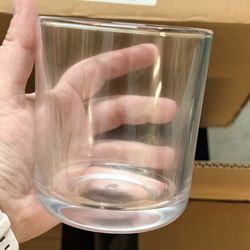 Bundle of 2 (12packs ) Translucent Clear Heavy Glass Candle Jars 

Brand New 