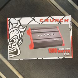 CRUNCH 1500 Watts 4 Channel Amplifier Voice Amp