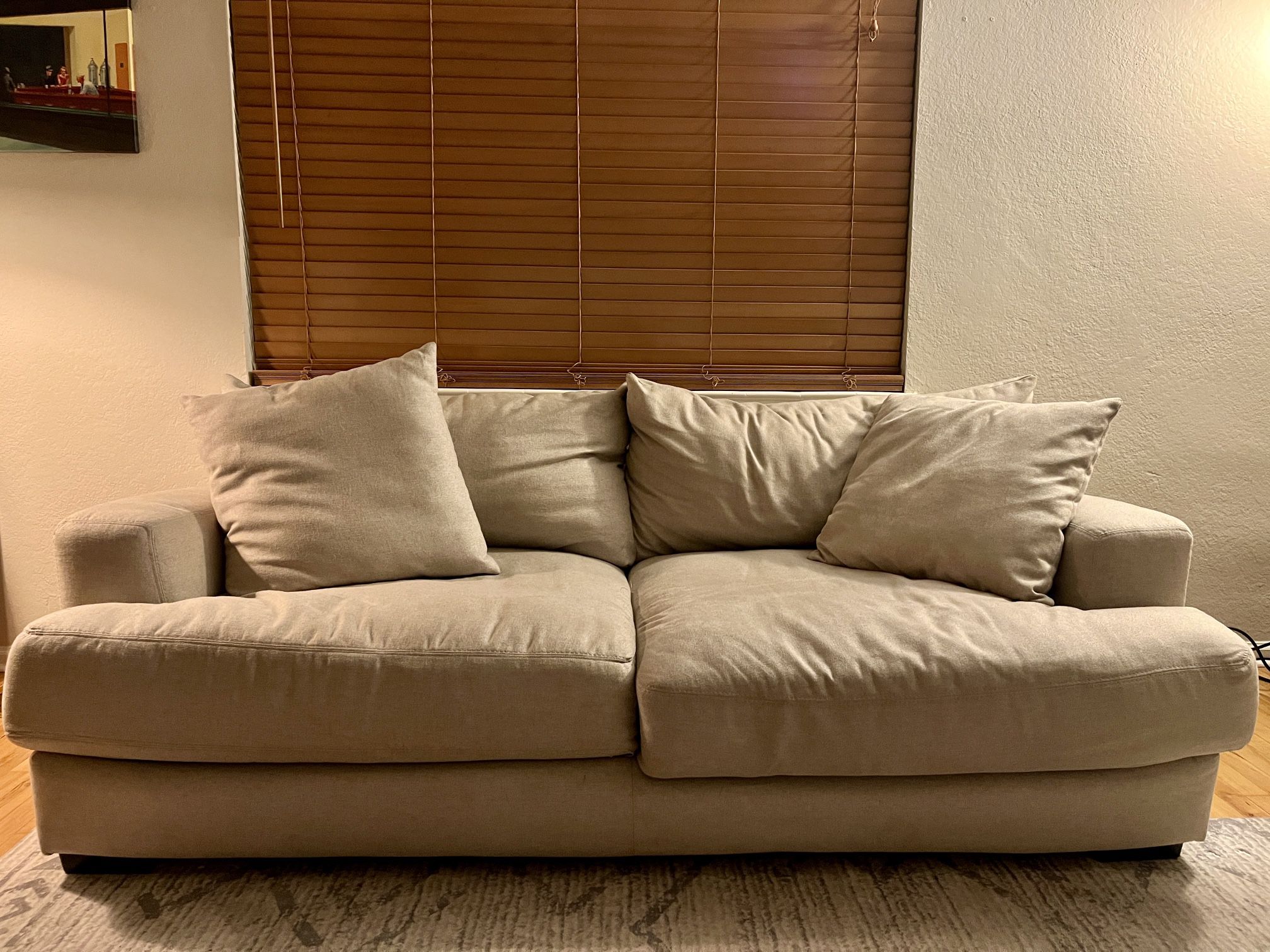 Light Grey Deep Sofa Couch