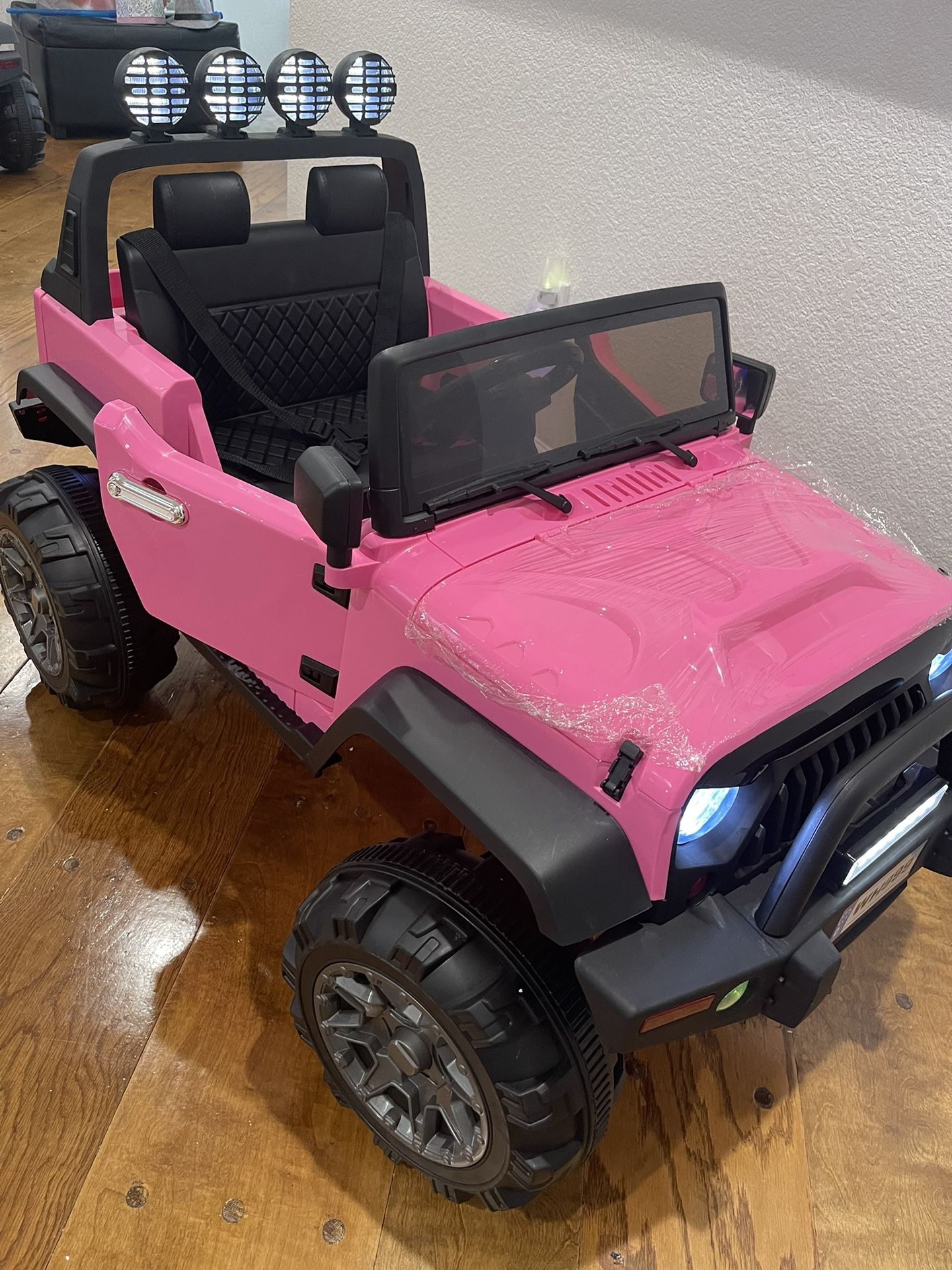 Pink Jeep 12 Volt Power Wheels With Remote Control Remote Control