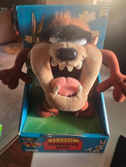 Tyco Looney Tunes Classic Tasmanian Devil Plush