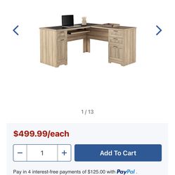 L-Shape Corner Desk