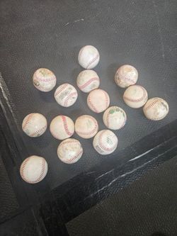 Baseballs - 15 used practice baseballs - different brands