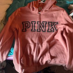 Victoria’s Secret pink zip up hoodie