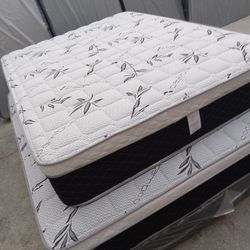 ❌️queen Size Mattress Pillow Top 12" Thick