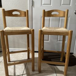 Wooden Hightop Chairs