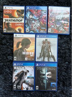PS4 and PS5 Games