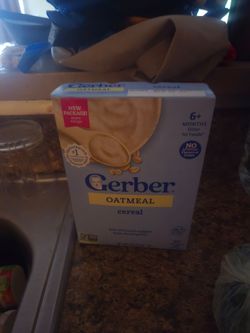 Oatmeal cereal gerber