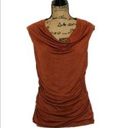 Alyx Copper Cowl Sleeveless Top M NWOT