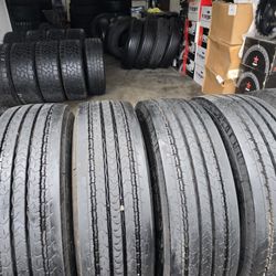6 used tires 245 70r19.5 Goodyear 6670RV very good tread on $420.00