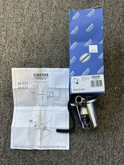 GROHE 28 672 000 Wall Union / Shower Supply Elbow (New)