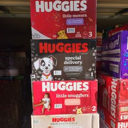 Huggies 1,2,3 $20 Each Box.  PRICE IS FIRM 
