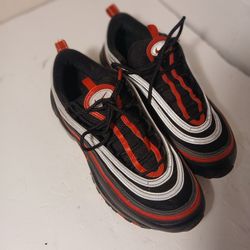 Nike Air Max 97 Reflective Bred Black And Red Men Size 10.5 Shoes 