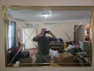 vintage Havertys mirror 35in by 50in
