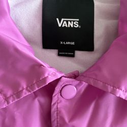 Women’s Vans Windbreaker Pink XL