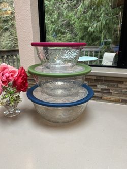 Princess House Set Of Glass Bowls