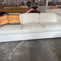 New Sofa White  99"W x 40"D x 33"H Free Delivery 