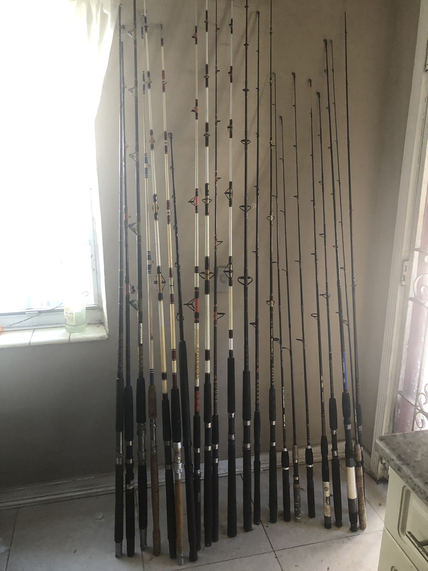 Fishing rods for sale ...Different prices $$ Only local please i am in Miami