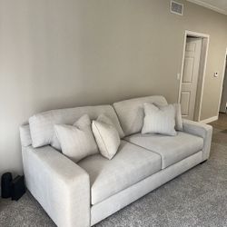 Barely Used Cream Sofa