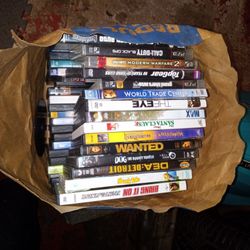 Random DVDs And PS3 Games 