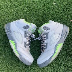 USED Jordan 5 Retro Green Bean Size 10.5 NO BOX