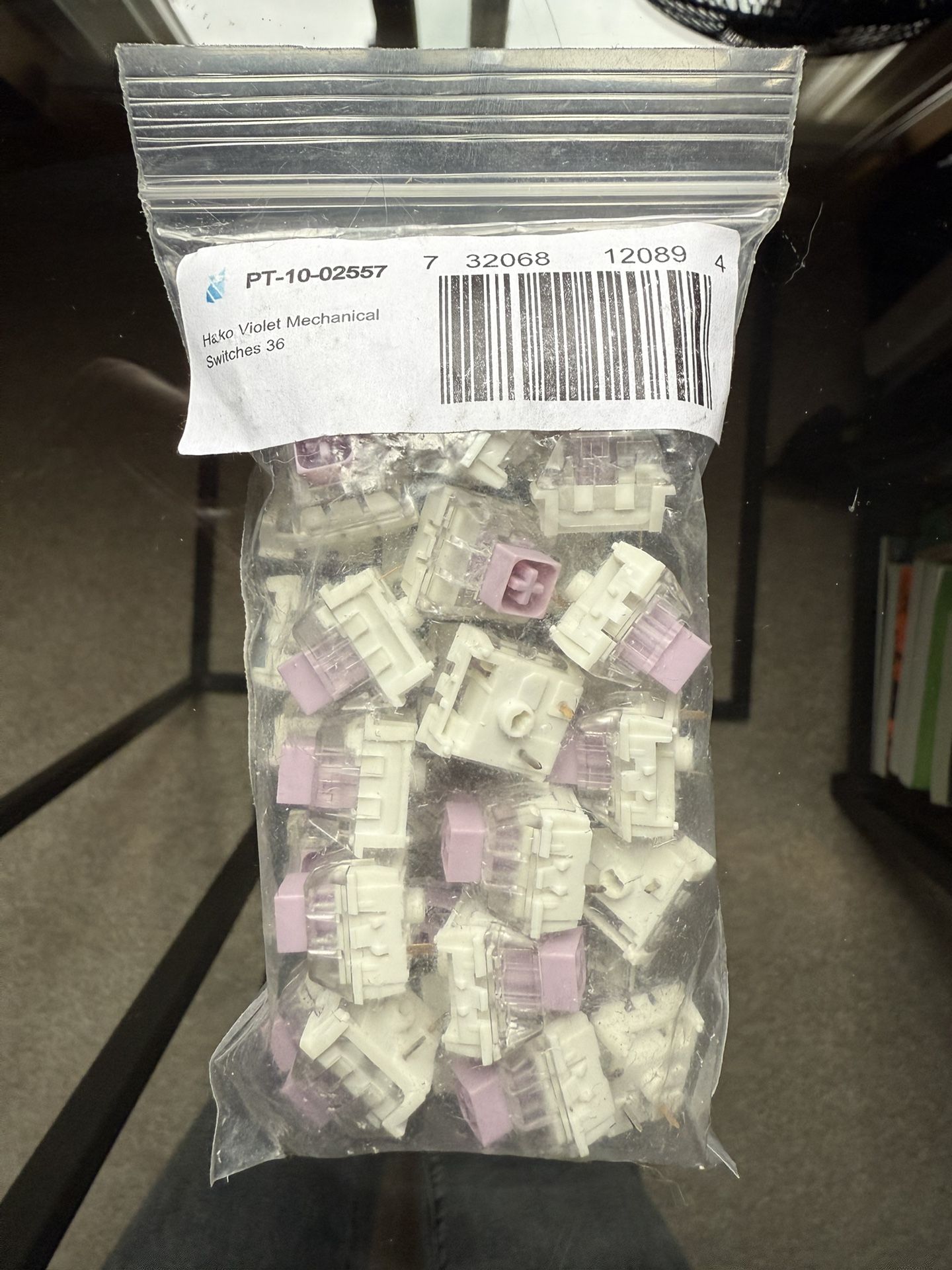 Hako Violet Mechanical Keyboard Switches - 36