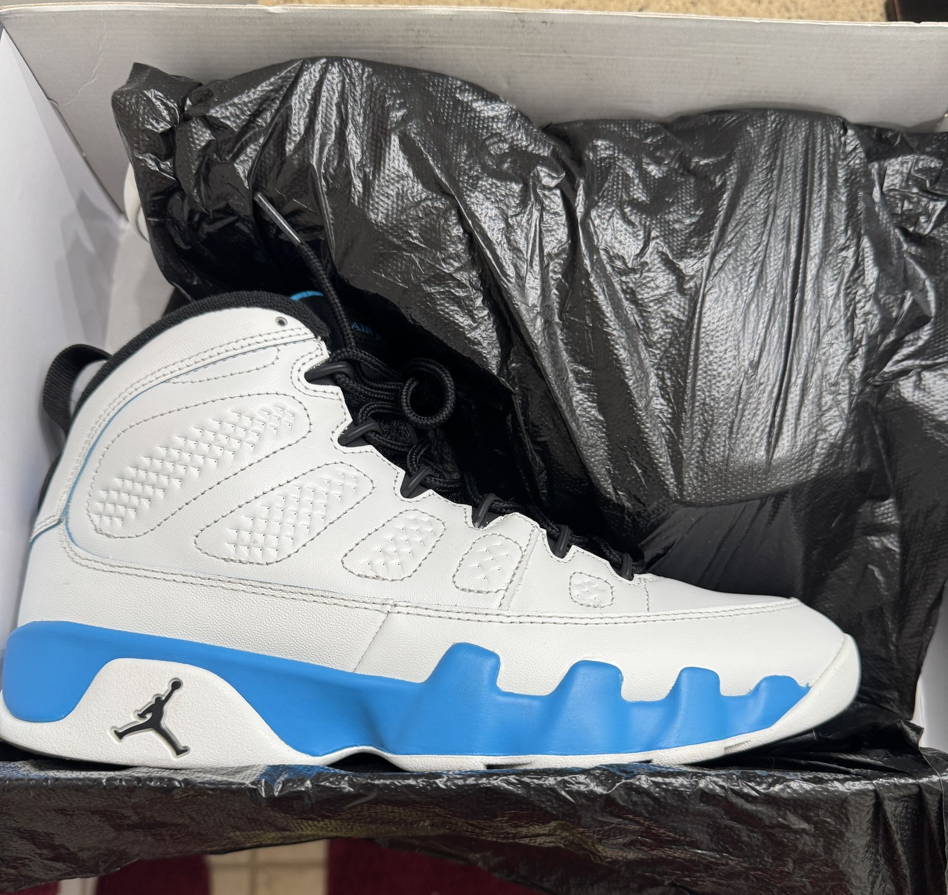 Air Jordan 9 Retro 2024 Powder Blue Size 8