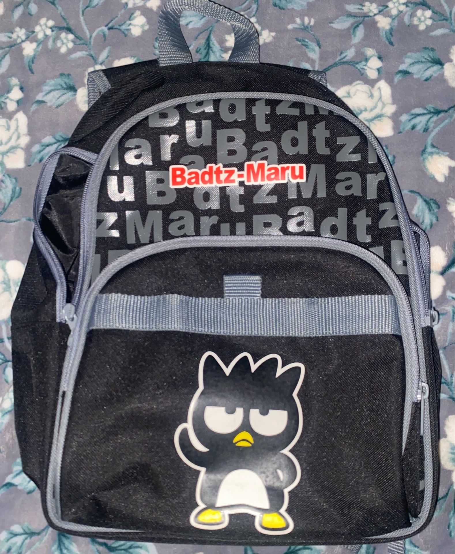 Sanrio Badtz-Maru mini backpack mini plush of Sanrio Badtz