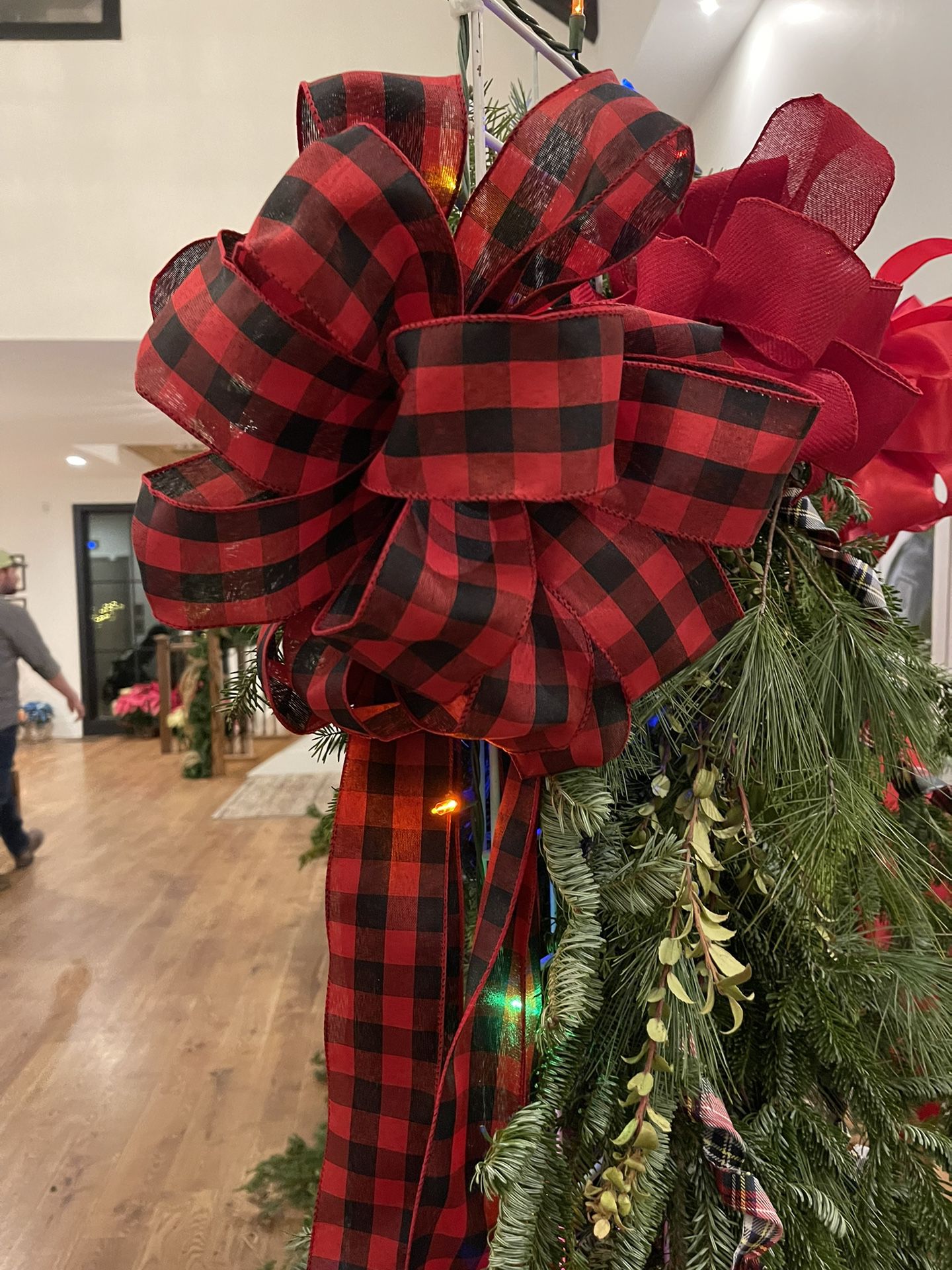 Handmade Christmas Bow For Top Of Tree