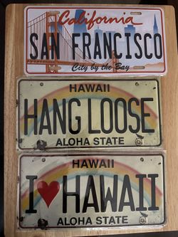 Collectible License Plates