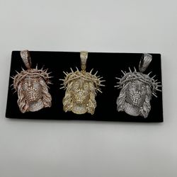 Iced Out Jesus Pendants Fit Up to 20mm Chains
