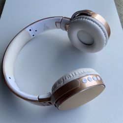 Livoo Bluetooth Compatible Headphones Gold