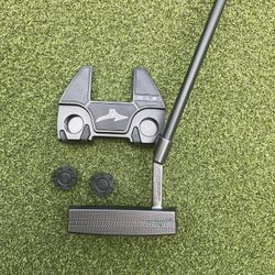Mizuno M Craft X (new) putter w/Headcover. Demo on real grass at the GolfLAB