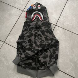 camo bape hoodie