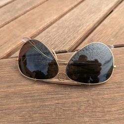 Sunglasses Ray Ban Aviators - Shooter Style Vintage Look