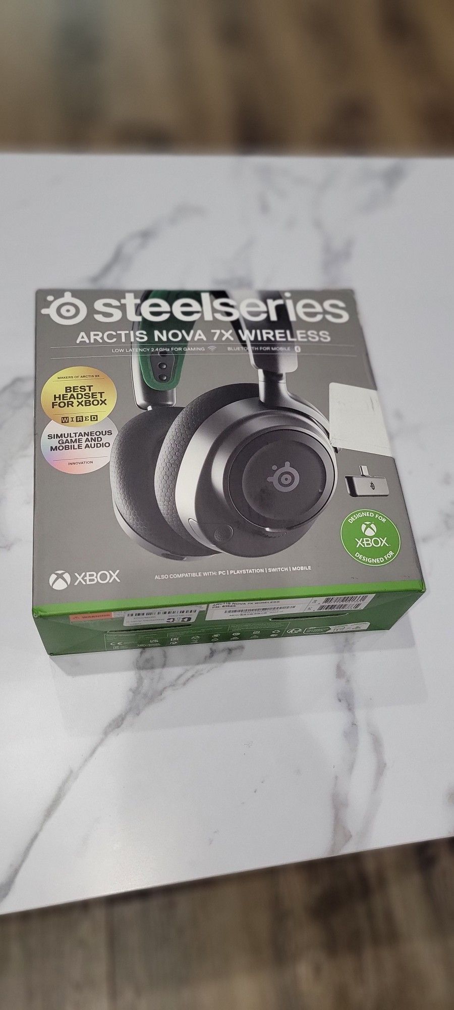 SteelSeries Arctis Nova 7X Wireless Over-Ear Gaming Headset - Black