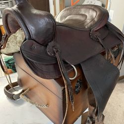 12” Seat - Brown Western Pony Saddle