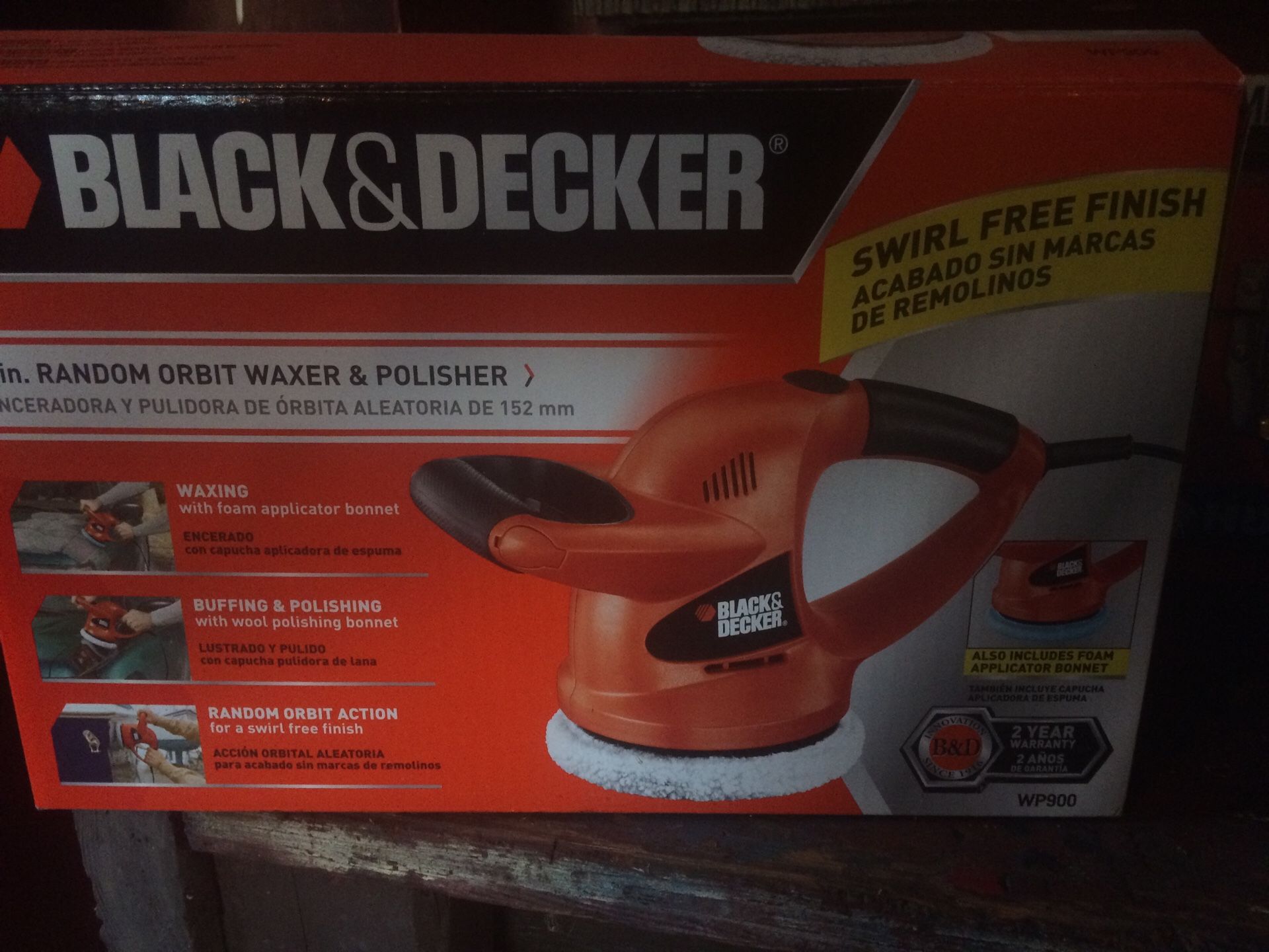 Electric Black and Decker Random Orbital Car Buffer for Sale in Lake  Zurich, IL - OfferUp