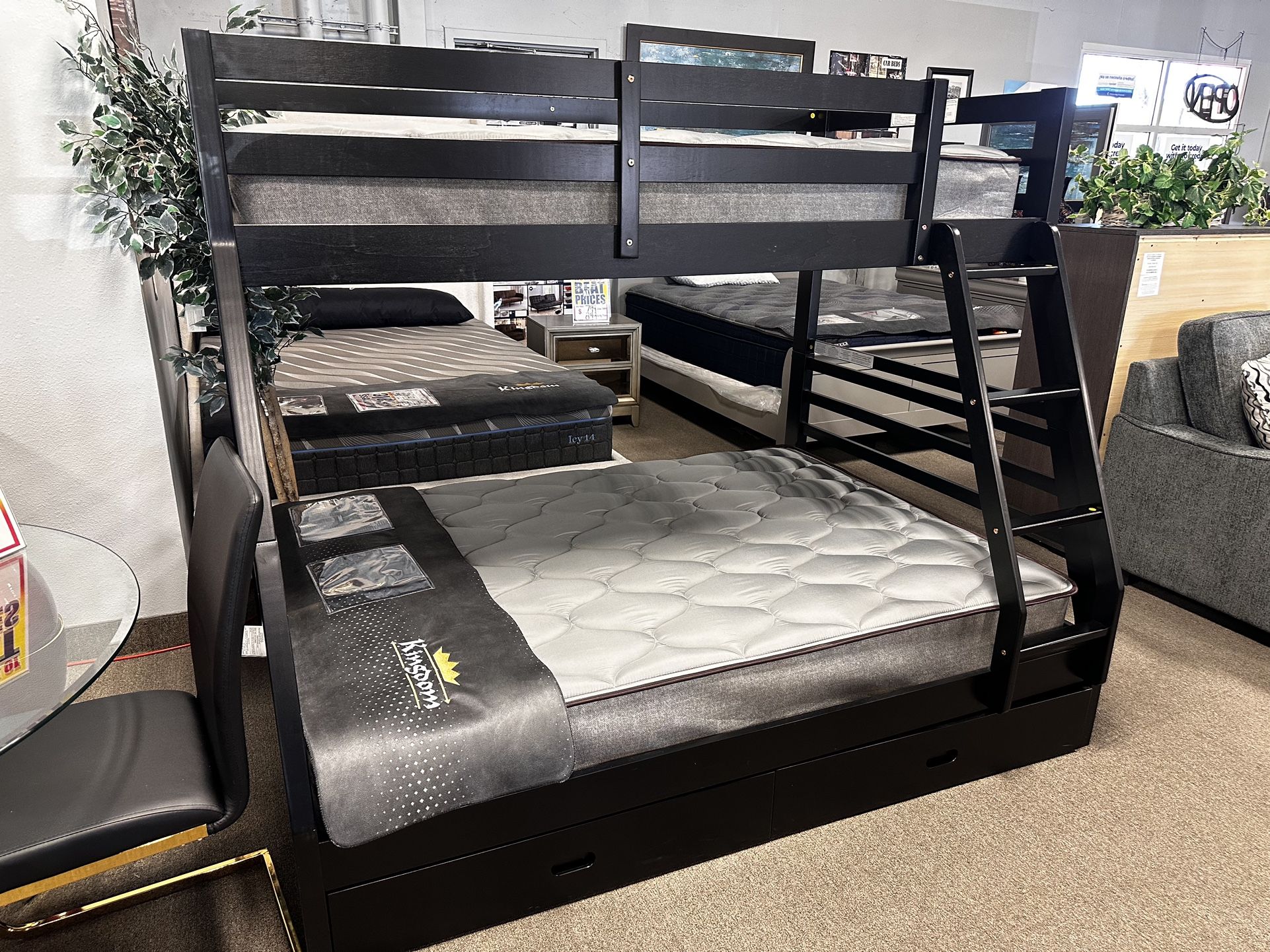 Twin On Full Bunk Bed! $699! Easy Financing! ☎️📲🚨