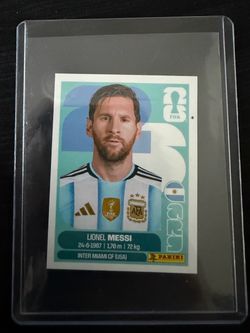 Panini FIFA World Cup 2026 Lionel Messi Sticker Card