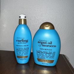 Ogx Shampoo And Curling Cream 