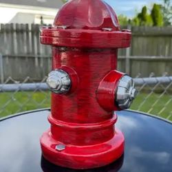Fire hydrant statue