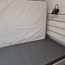 Full Size Bed,  frame, and Rails