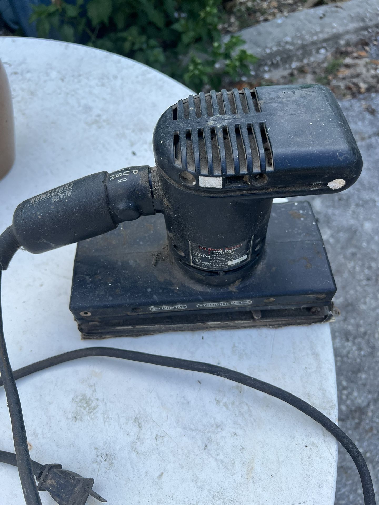 Craftsman dual motion sander online