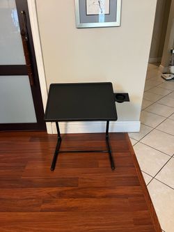 New Plastic , Foldable Adjustable Height Tv Table / Tray